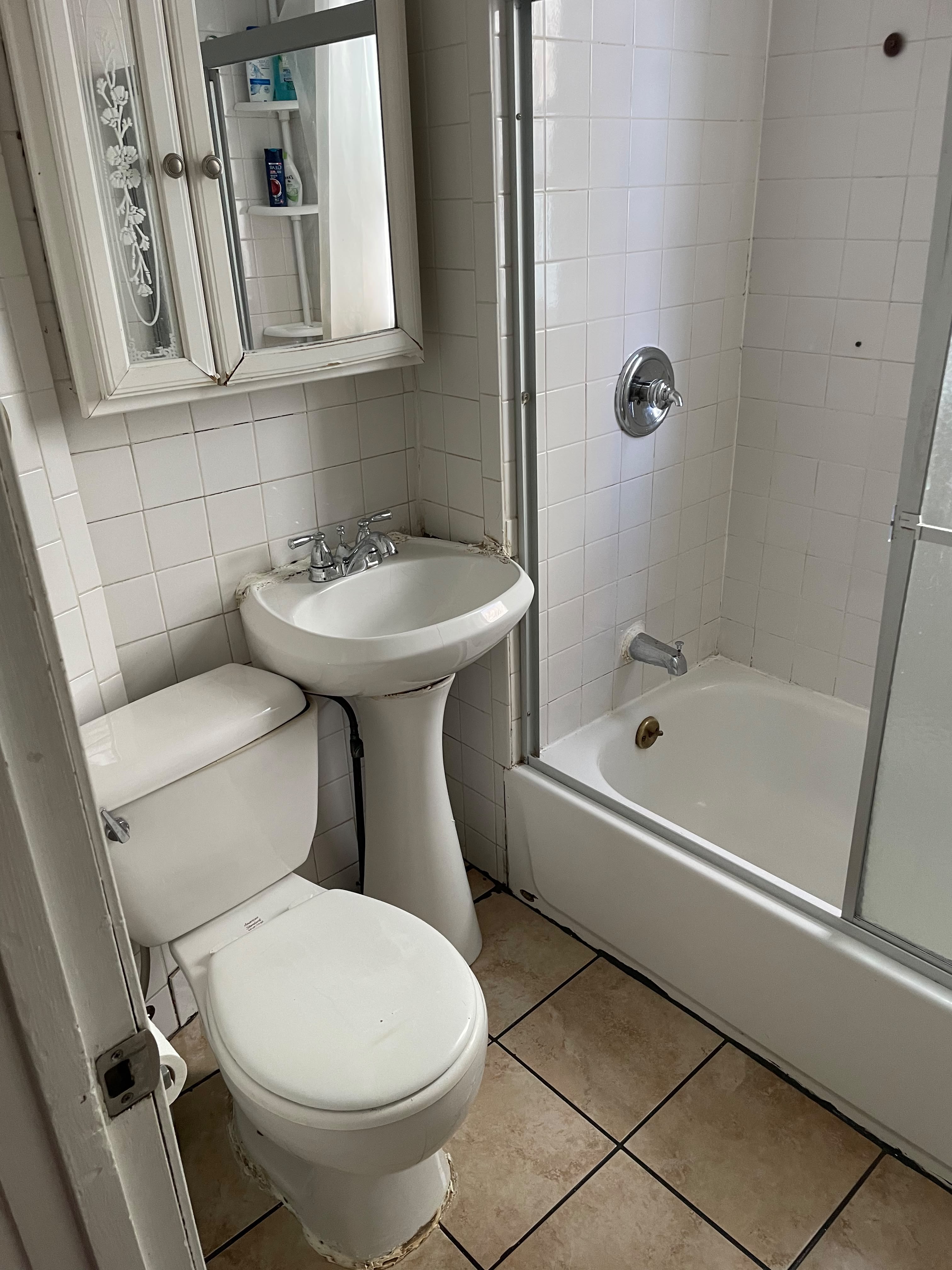 Full bathroom restore after cleaning