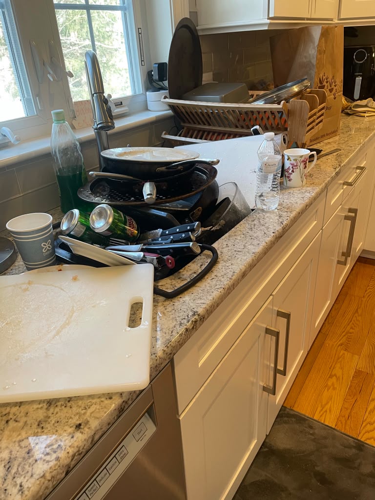 Home before cleaning